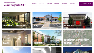 Refonte du site internet de l'Atelier d'Architecture JFB